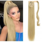 Extensie de par coada cu arici si pini dreapta de 80 cm cod SI66-1680 Blond Ash